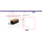 Customers can fill grouped custom fields like color, name, contact, date, and instructions before adding products to cart.