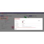After invoice creation, users can view all related custom field details directly from the Invoice using the “View” button.