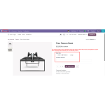 When a parent field is selected on the Shop page, the dependent field appears automatically based on the condition.