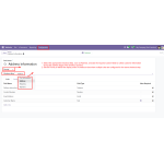 Configure the Address checkout step and set the rule priority to control the display order when multiple rules are available.