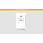 After successful payment completion, customers can view the payment confirmation message and transaction status.