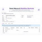 Automate support actions with macros that update status, send replies, assign tags, and streamline ticket handling.