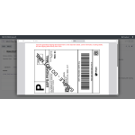 View the generated shipping label, carrier details, and tracking information directly in Odoo.