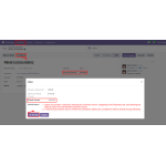 Users can process refunds from customer invoices using the Refund option and complete them directly through Monetico.