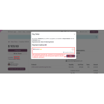 Customers can use the payment link to select Monetico and complete the payment securely.