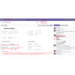 Validating the Delivery Order automatically generates the shipment record, tracking ID, and shipping label.