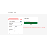 After order confirmation, customers are redirected to the CAWL payment page to enter details and complete payment securely.