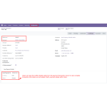 Open the CAWL Details from the transaction record to view full payment information in Odoo.
