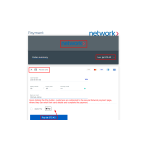 After clicking Pay, customers are redirected to the secure Network payment page to enter card details and complete the payment.