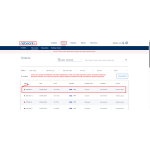 Access the Network merchant dashboard to view payment orders, statuses, methods, and transaction details.