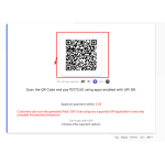 Customers can scan the generated PayU QR Code using any supported UPI application to securely complete the payment.
