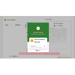 A payment confirmation is displayed after the PhonePe transaction is successfully completed.