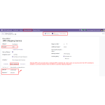 This screen shows the DPD Credentials tab, where users can enter their API credentials to connect Odoo with DPD.