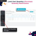 Limit Cart Quantity Purchase Quantity Restrictions