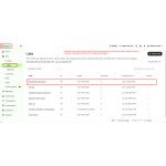 View the synchronized contact list in Brevo after exporting contacts from Odoo.