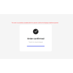 The order is automatically confirmed after the Scalapay payment is completed successfully.