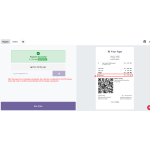 After successful payment, the POS order is confirmed automatically and the receipt is generated.
