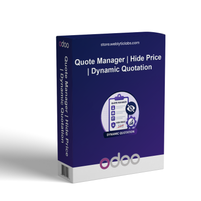 Quote Manager | Hide Price | Dynamic Quotation