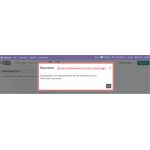 Show a message confirming successful quote submission.
