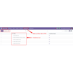 View all configured auditoriums and manage their details from the Auditorium list.