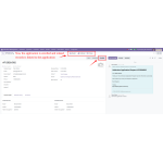 Once the application is enrolled, related student records are automatically linked.