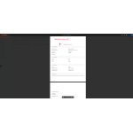Displays student application records in a printable PDF format.